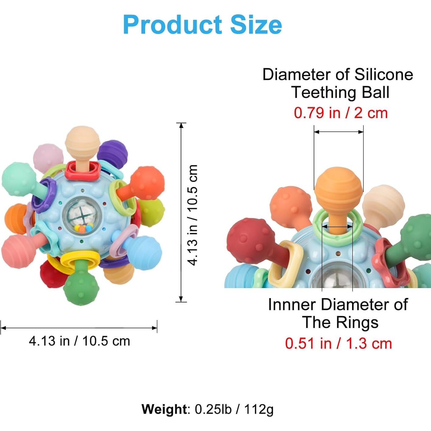 Juguete Sensorial Tohibee para Bebés 0-12 Meses Multicolor