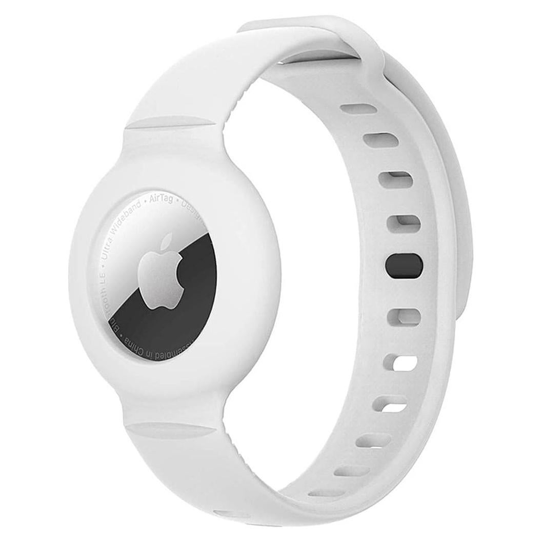Banda de Silicona ZERODAMAGE SaharaCase para AirTag - Blanco