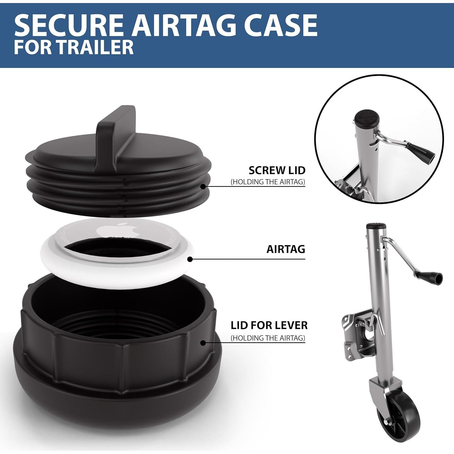 Soporte de Rastreador GPS No Jack para Apple AirTag - A Prueba de Agua