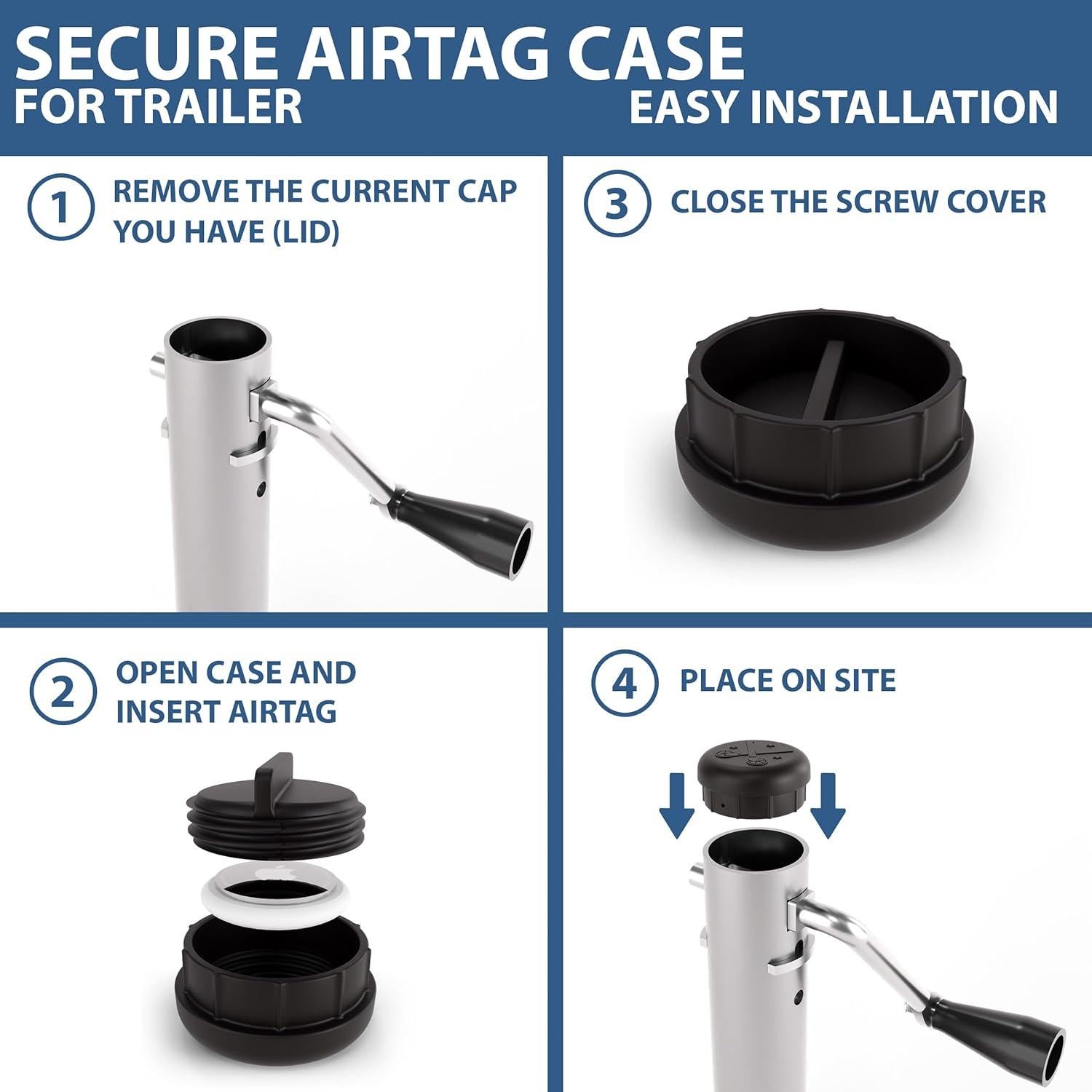 Soporte de Rastreador GPS No Jack para Apple AirTag - A Prueba de Agua