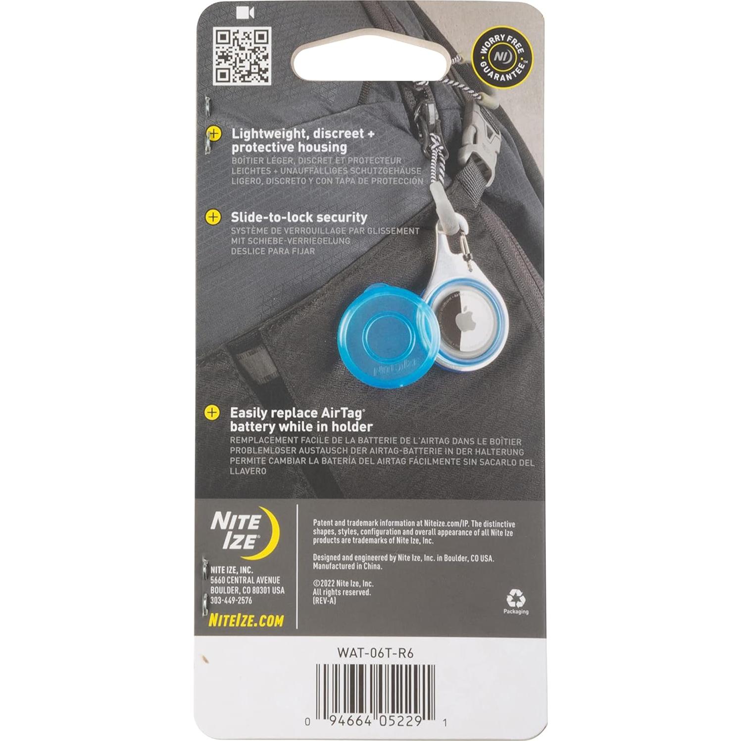 Soporte Clipable para Apple AirTag Nite IZE WearAbout Humo