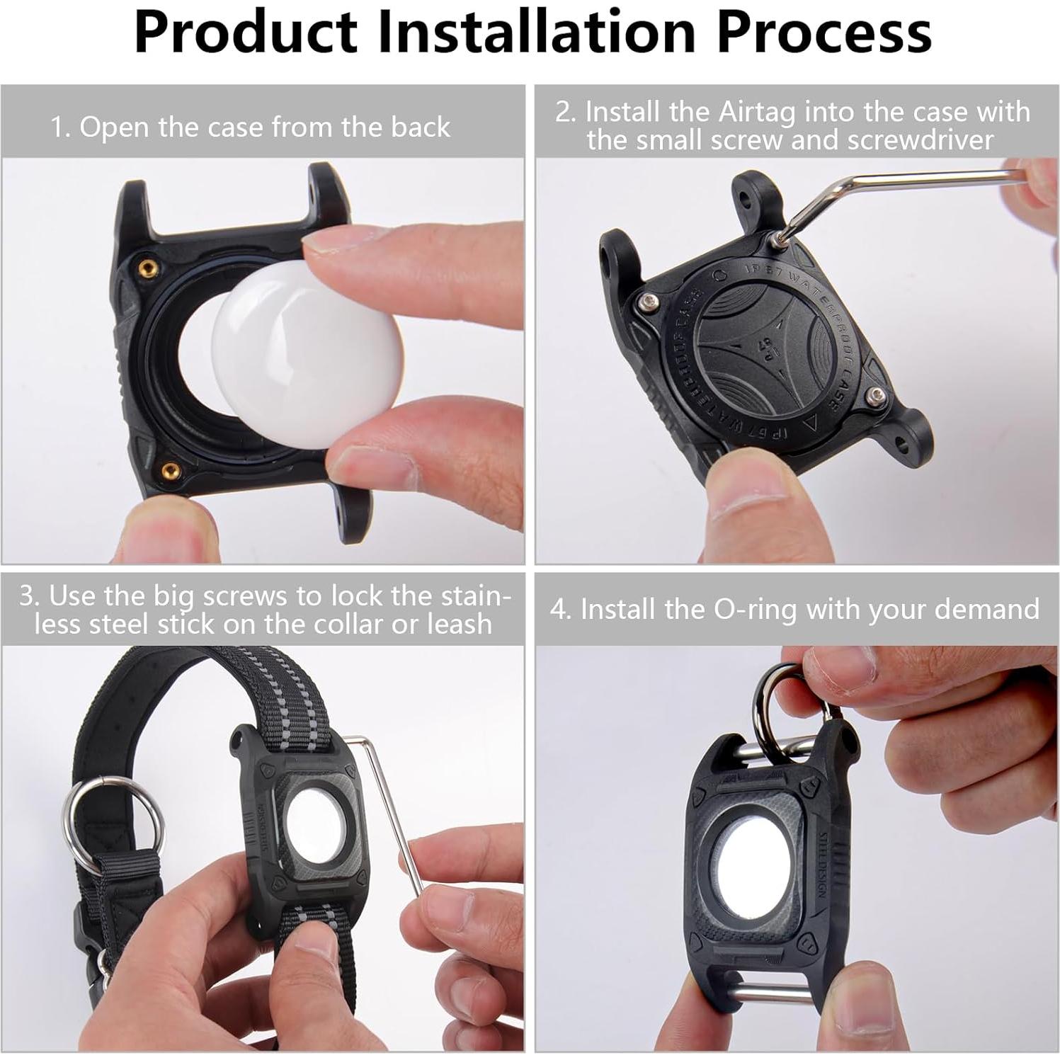 Soporte para Collar de Perro ETACCU Impermeable TPU Compacto