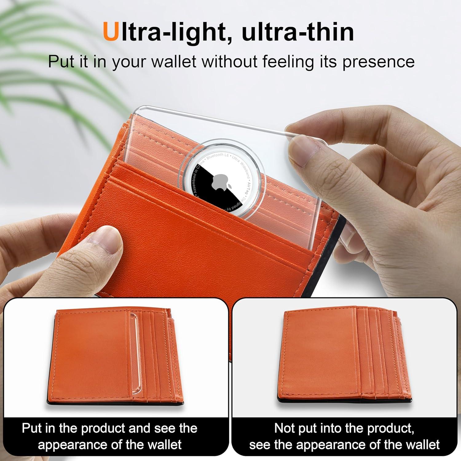 Soporte Funda TPU Claro R-fun para Air Tag - 2 Piezas