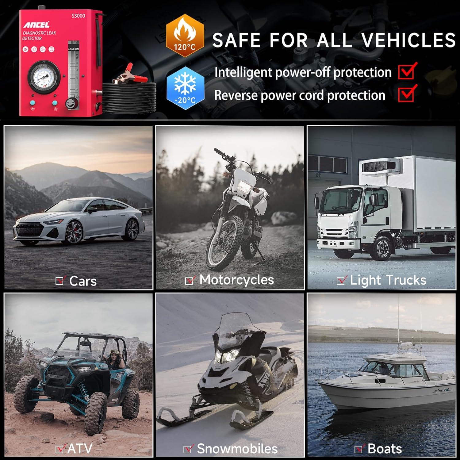 Máquina de humo ANCEL S3000 para detección de fugas