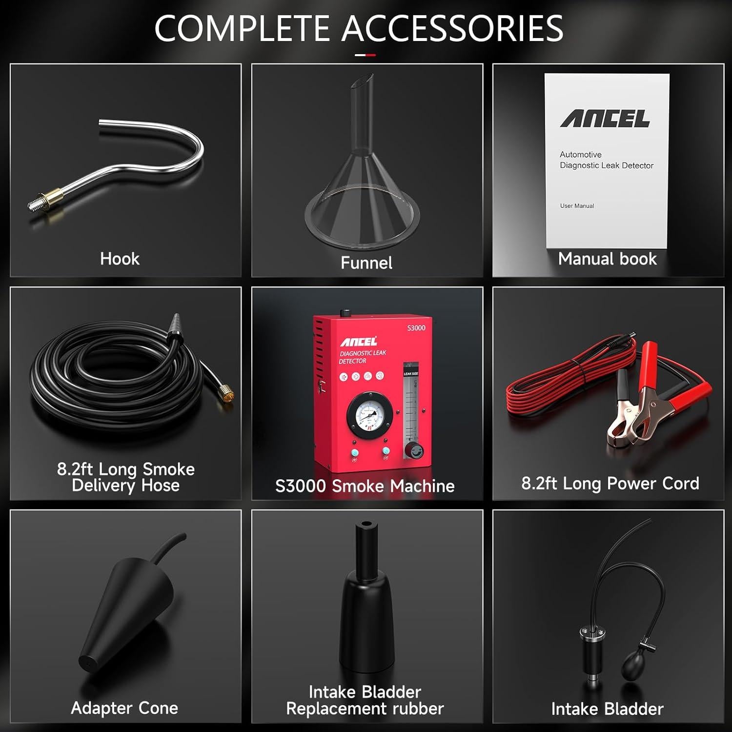 Máquina de humo ANCEL S3000 para detección de fugas