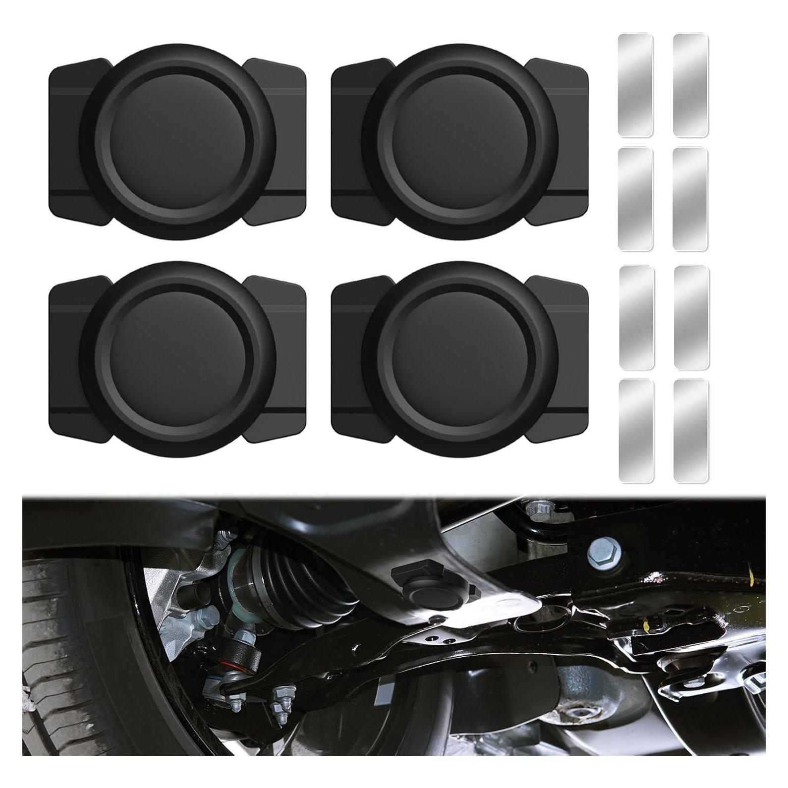 4 Soportes Magnéticos Ocultos KAKUPPA para Coche y Bicicleta