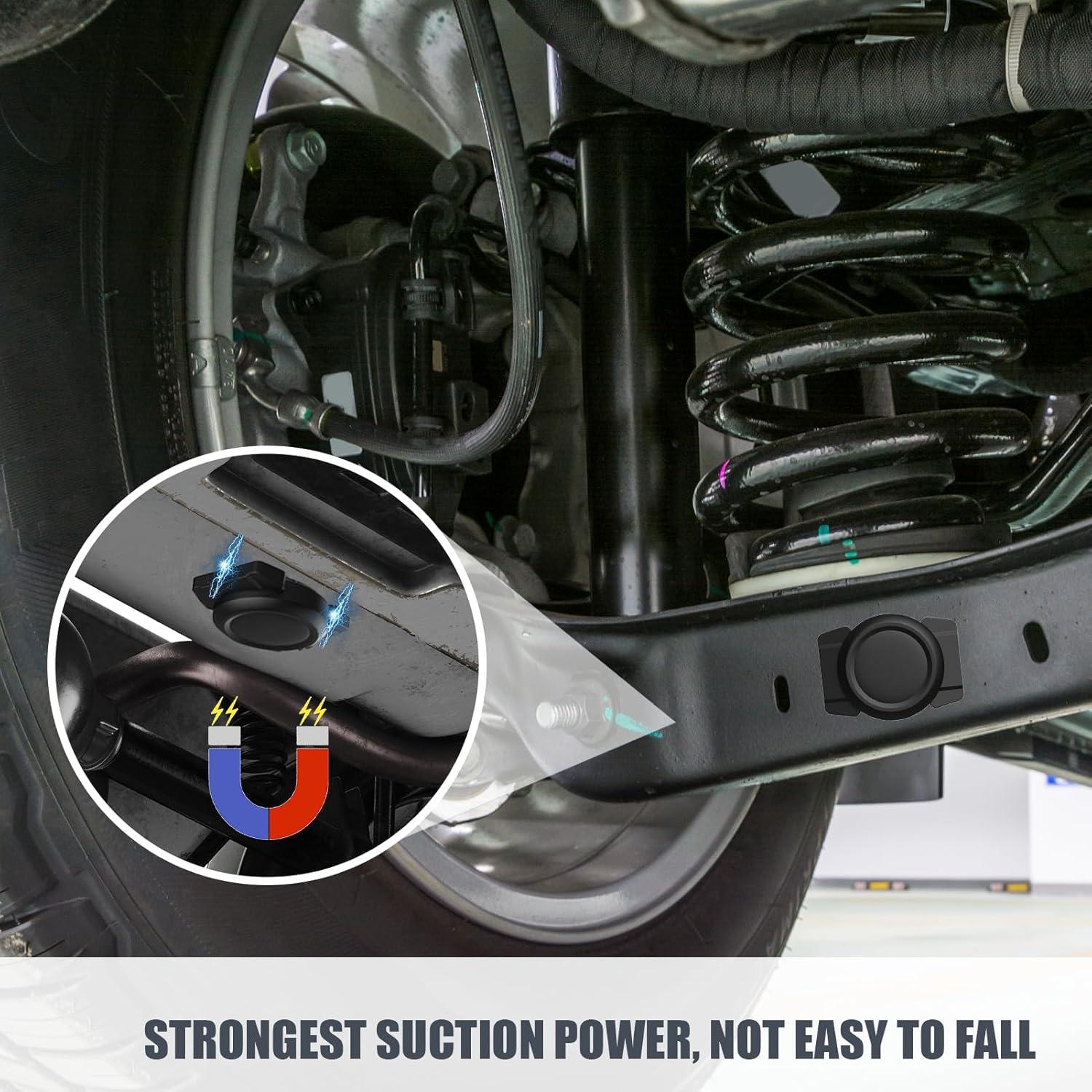 4 Soportes Magnéticos Ocultos KAKUPPA para Coche y Bicicleta