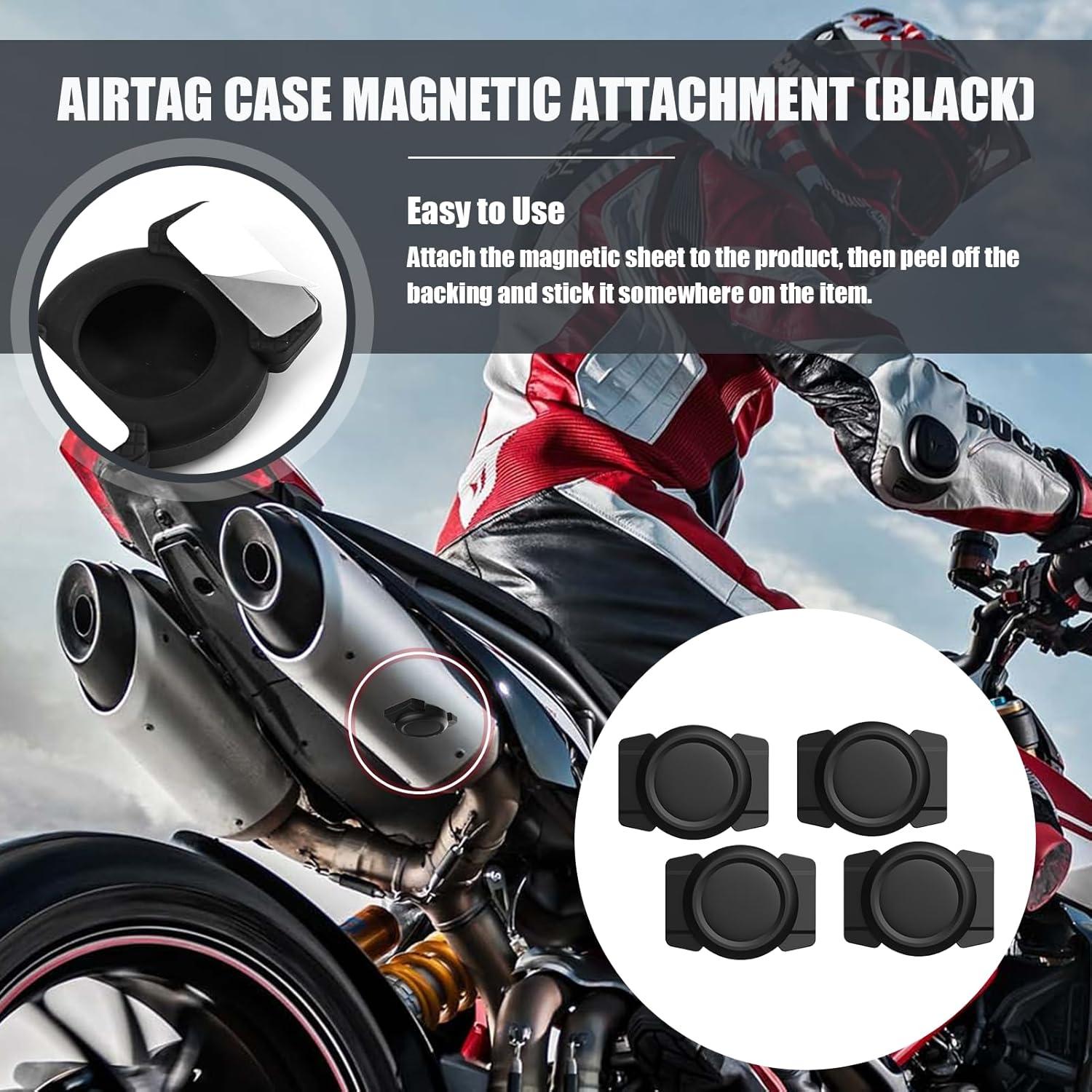 4 Soportes Magnéticos Ocultos KAKUPPA para Coche y Bicicleta