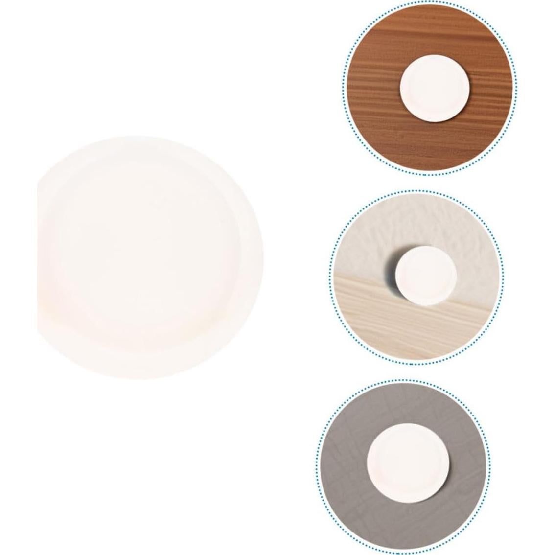 4pcs Soft Silicone Cover for Pet Trackers Dog Locator Sleeve Scratch-Resistant and Stylish Design Full Protection for Cat and Dog Collars White