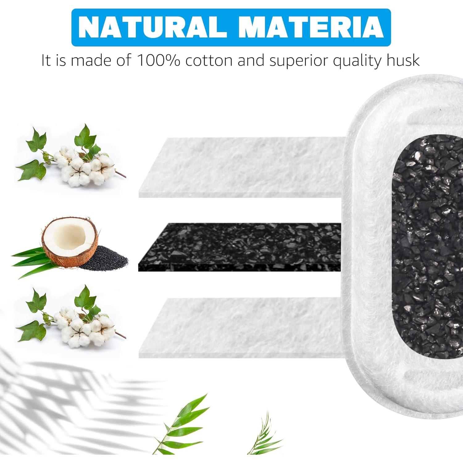 Filtros de Agua para Gatos DOOOB 24 Filtros y Esponjas