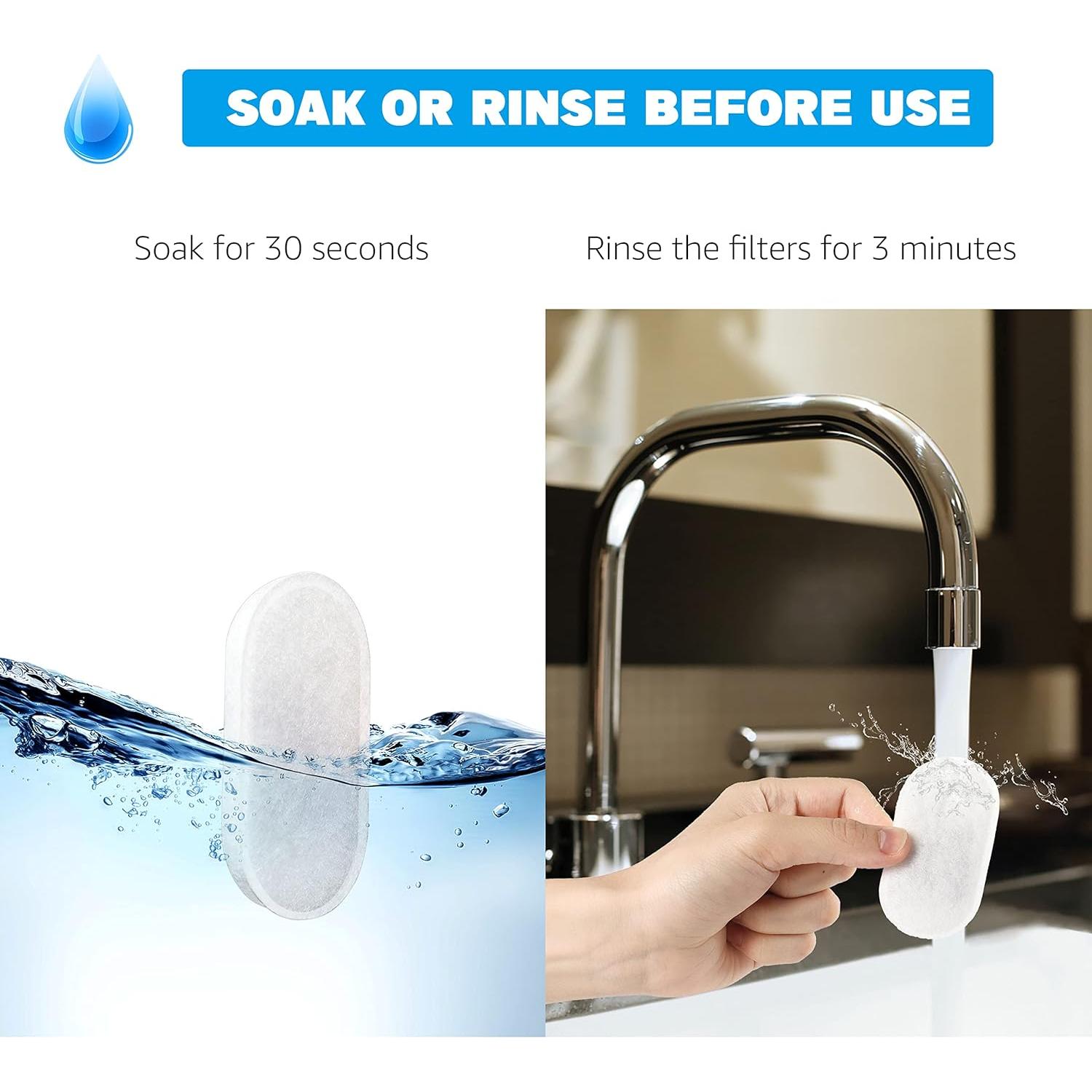 Filtros de Agua para Gatos DOOOB 24 Filtros y Esponjas