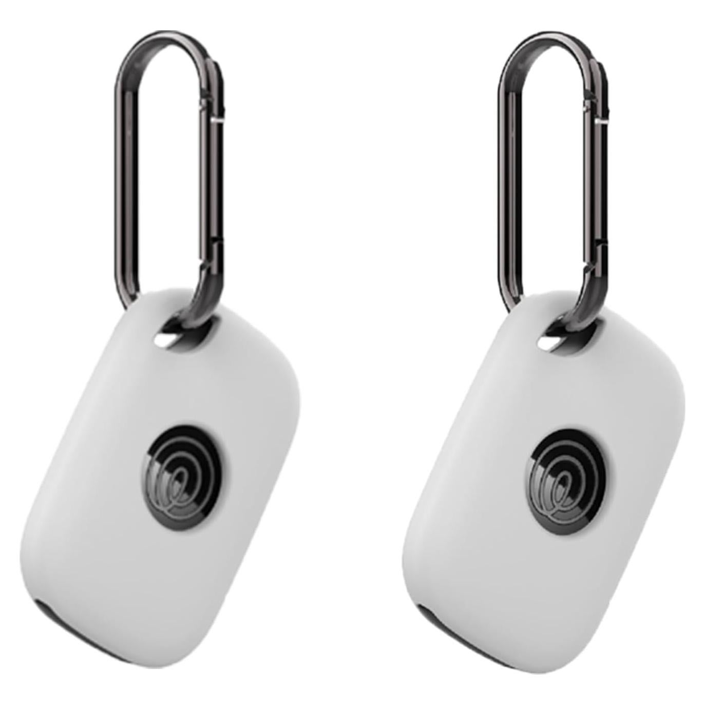 Funda de Silicona para Tile Life360 Pro 2024 - 2 Paquete Blanco