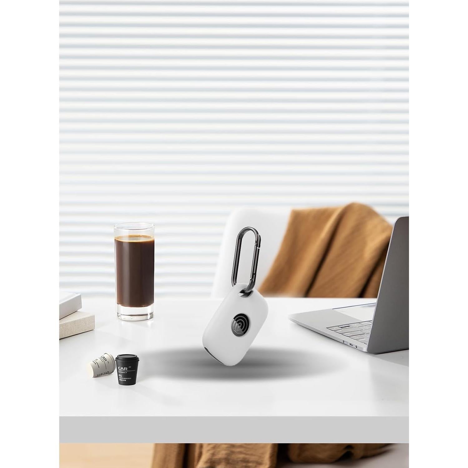 Funda de Silicona para Tile Life360 Pro 2024 - 2 Paquete Blanco