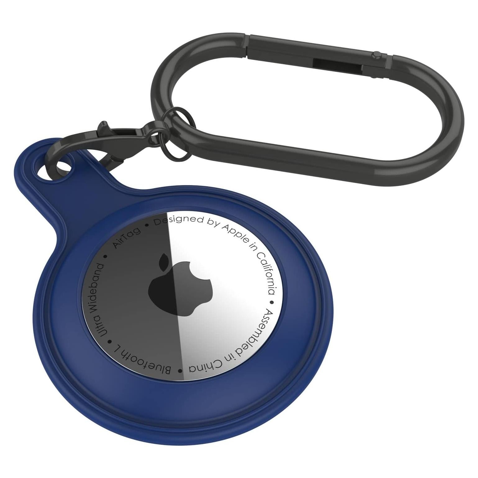 Funda de Silicona Punkcase para AirTag 2021 Azul Cobalto