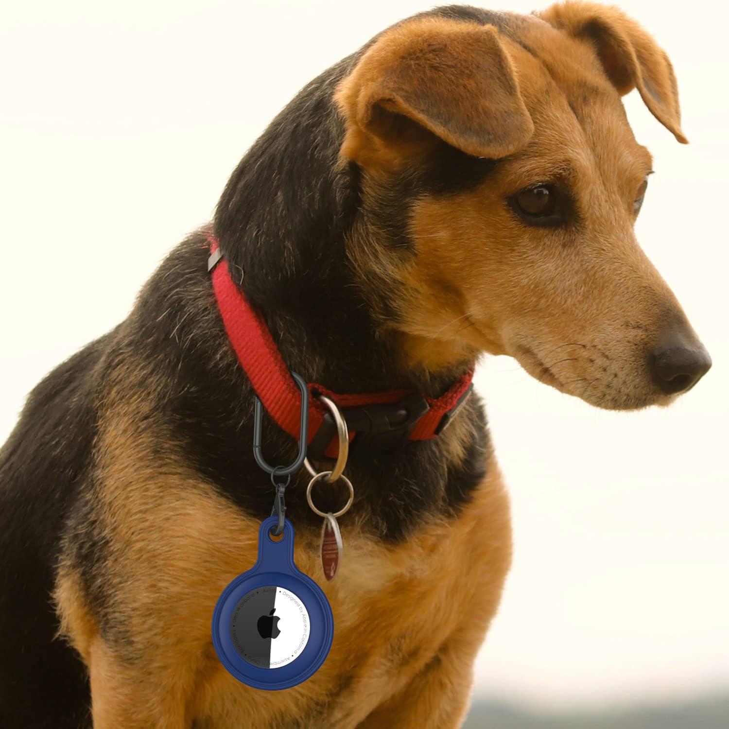 Funda de Silicona Punkcase para AirTag 2021 Azul Cobalto