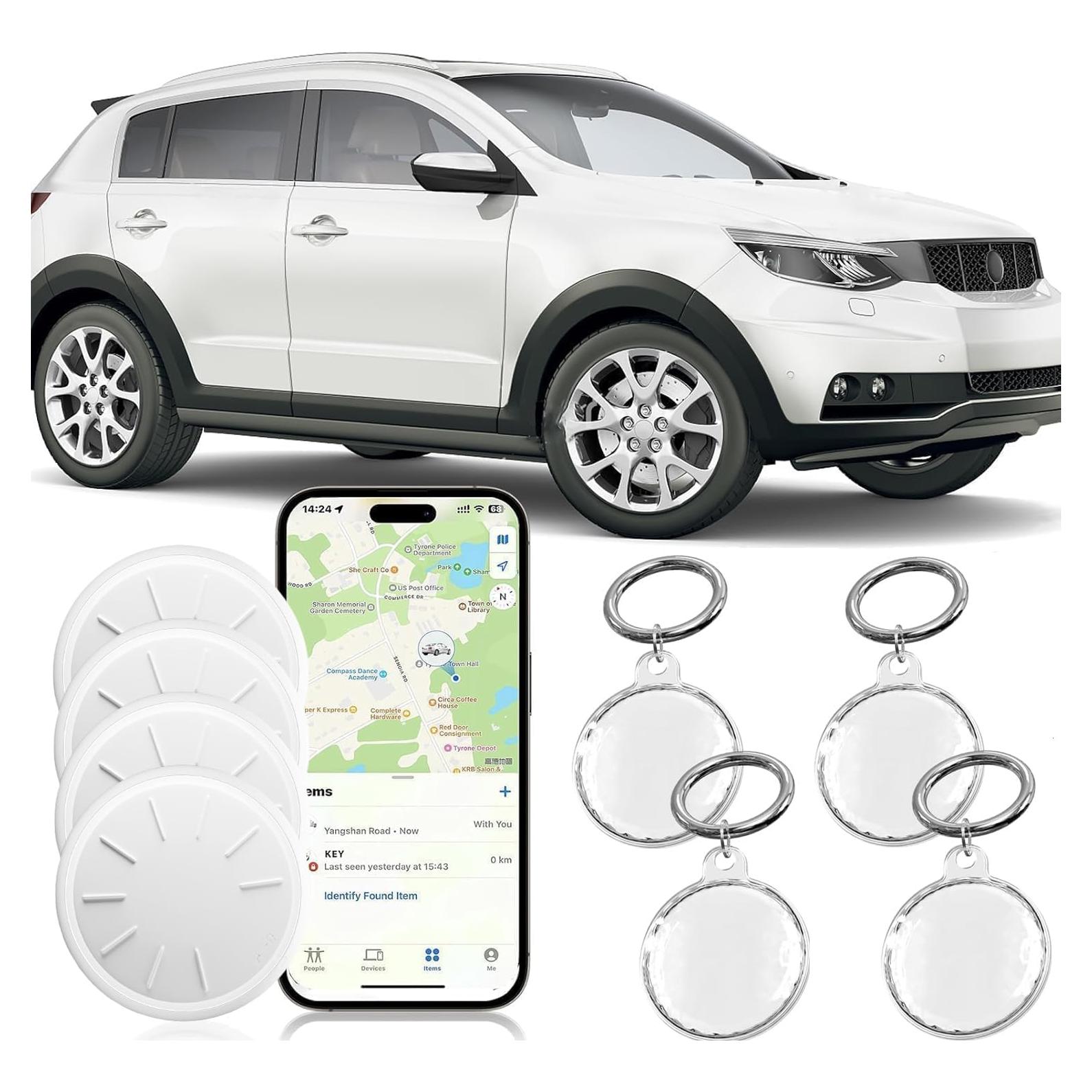 Rastreador GPS de Coche HONGTOP H Impermeable 4PCS Sin Suscripción