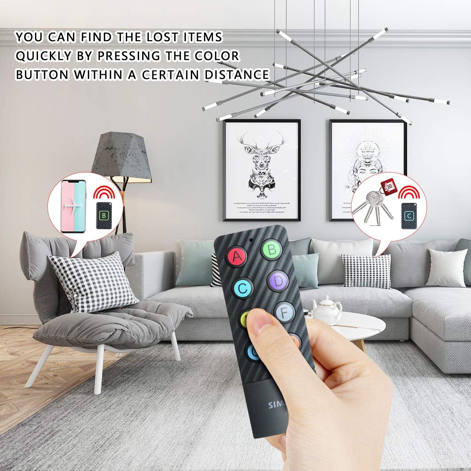 Localizador de Llaves Inalámbrico SIMJAR con 8 Receptores 90dB