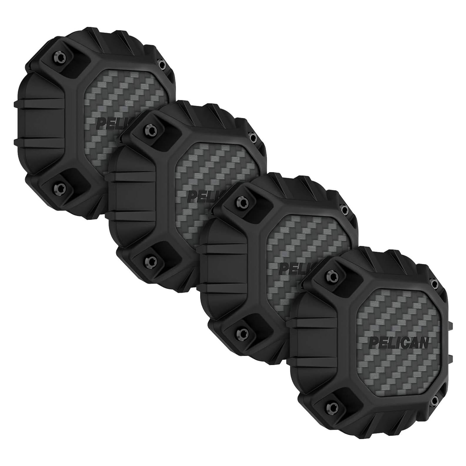 Funda Impermeable Pelican Marine para AirTag - 4 Pack Negro