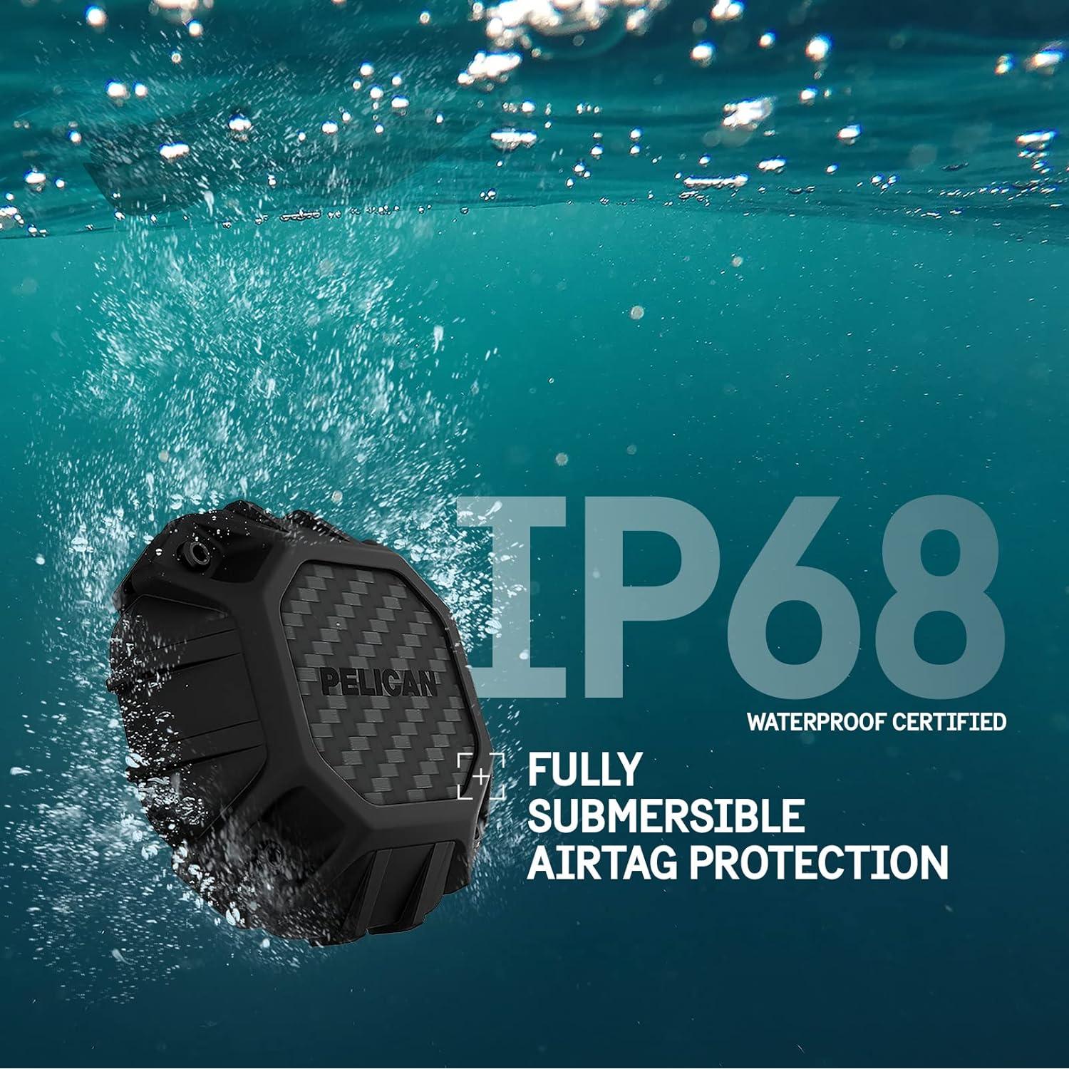 Funda Impermeable Pelican Marine para AirTag - 4 Pack Negro