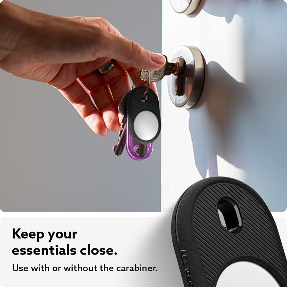 Funda Caseology Vault para Apple AirTag 2021 - Negro Mate