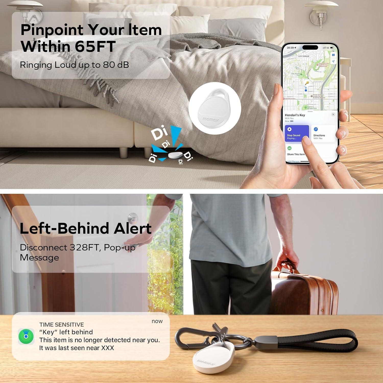 Localizador Electrónico Momax BR10 para Equipaje y Mascotas