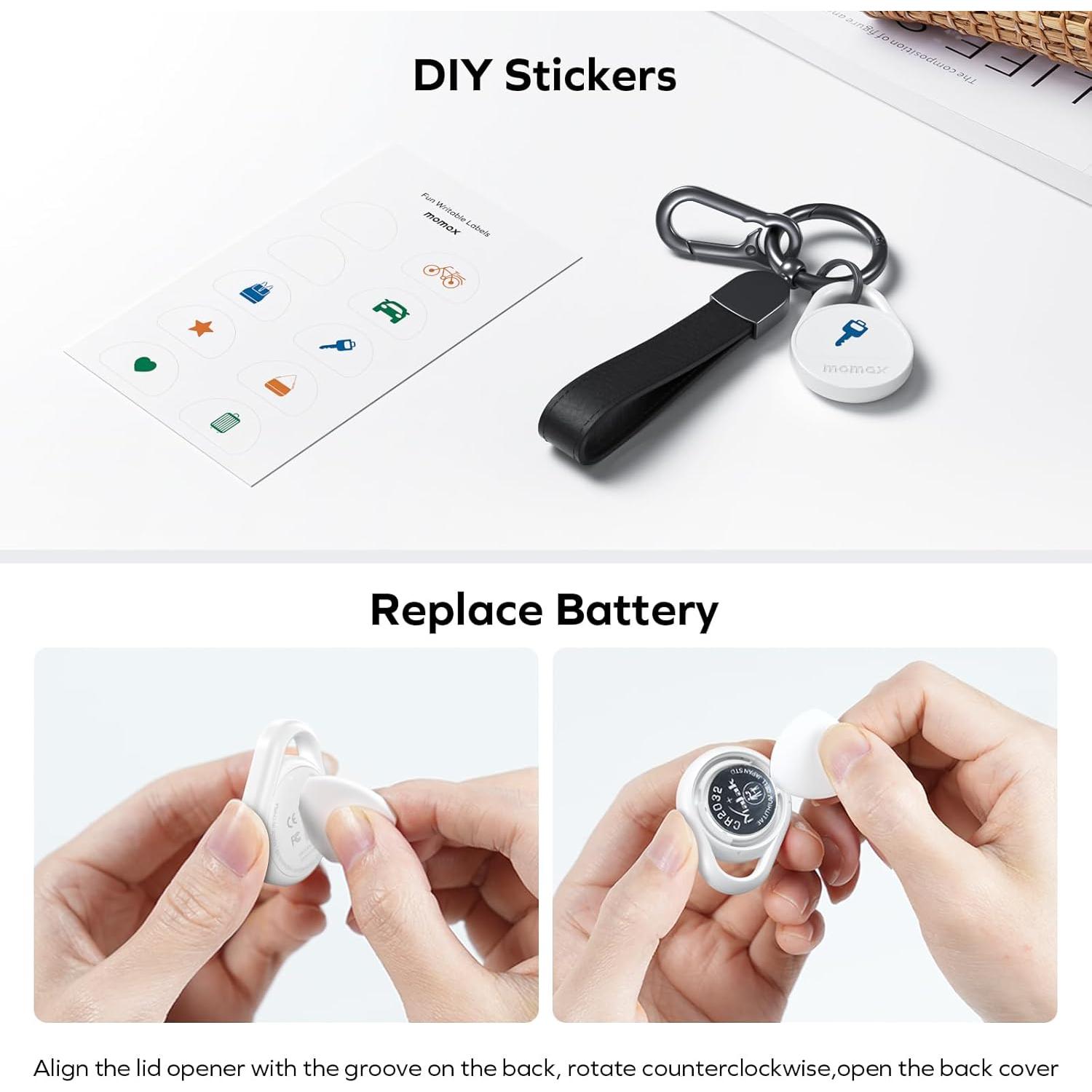 Localizador Electrónico Momax BR10 para Equipaje y Mascotas