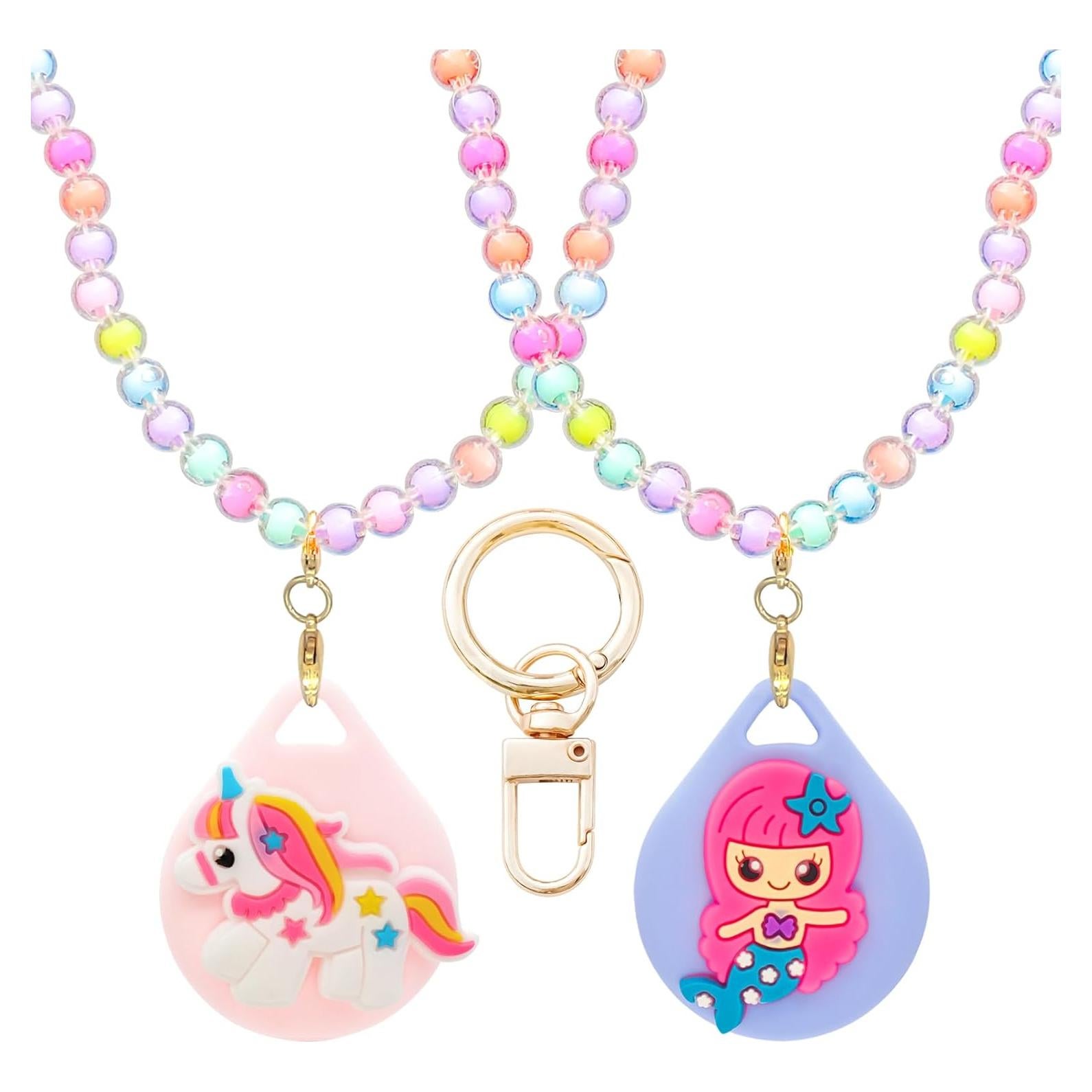 Soportes de Collar para Niñas XEEWEN - 2 Piezas Sirena