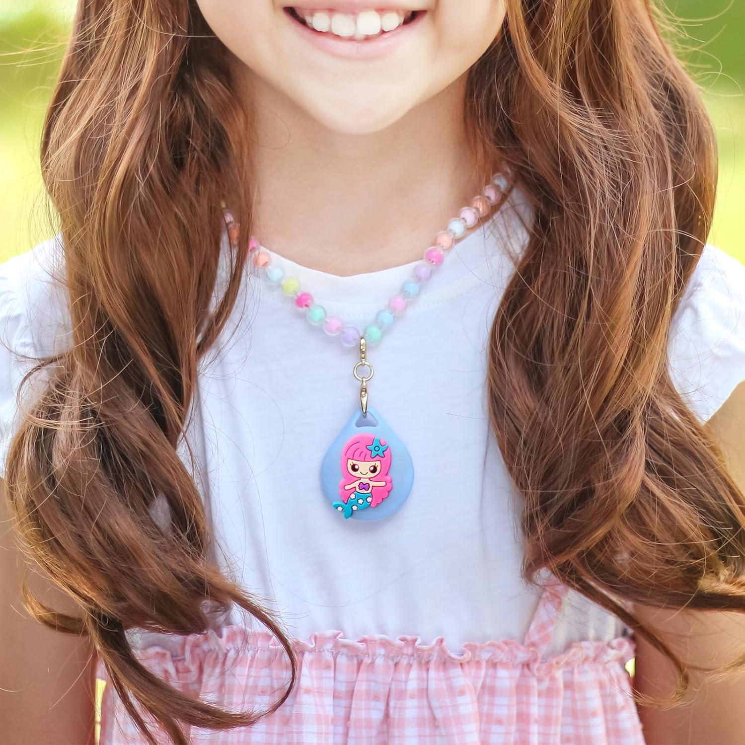 Soportes de Collar para Niñas XEEWEN - 2 Piezas Sirena