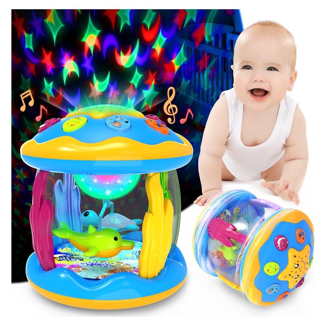 Proyector Musical para Bebés Jyusmile 0-18 Meses Luz y Sonido