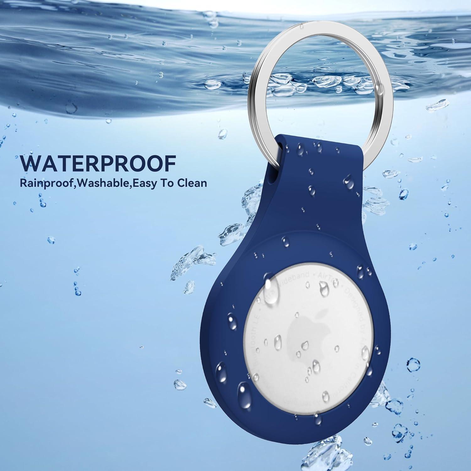 Funda de Silicona Impermeable DLENP para AirTag - 6 Colores