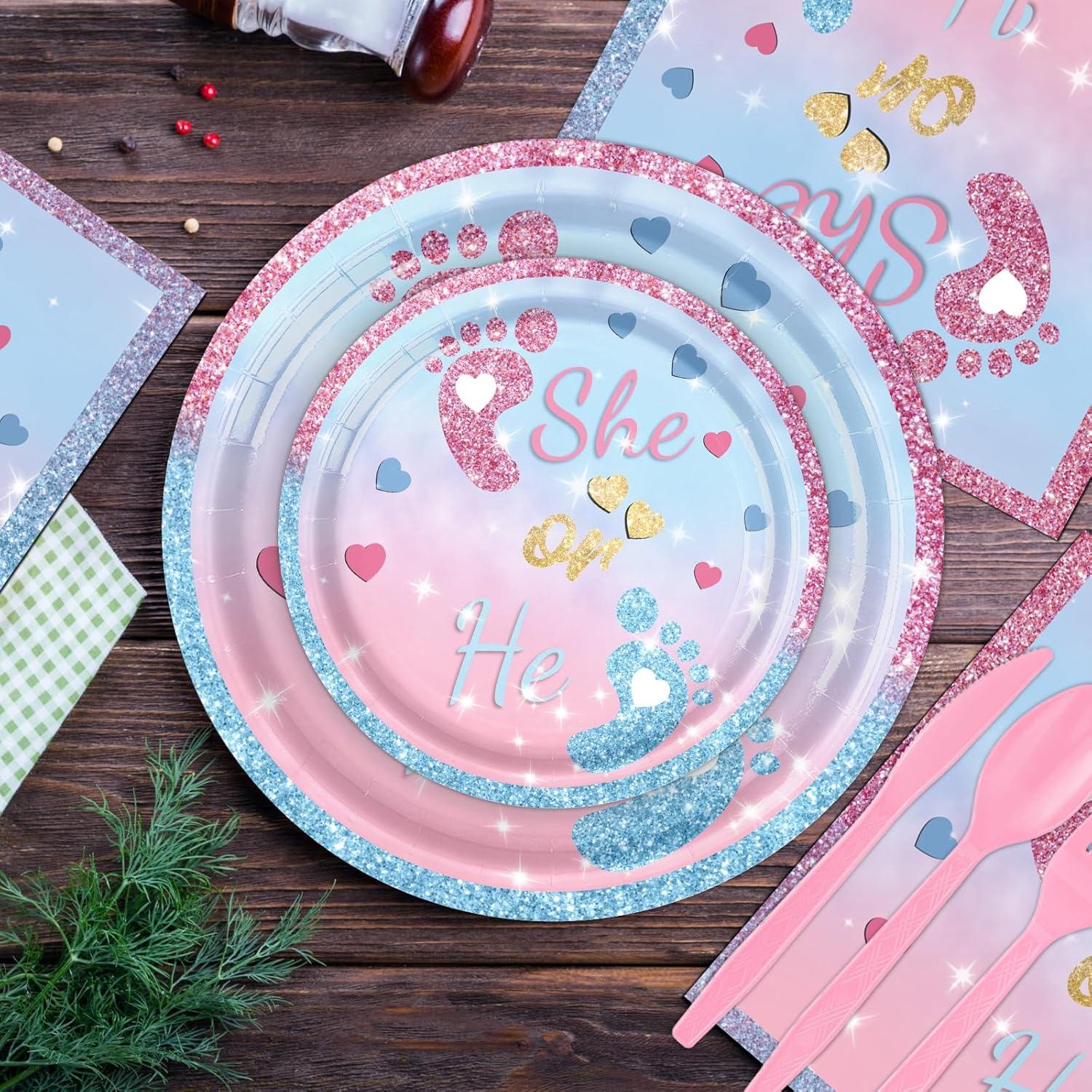 Kit Decoración Revelación de Género 258 PCS Lecheme