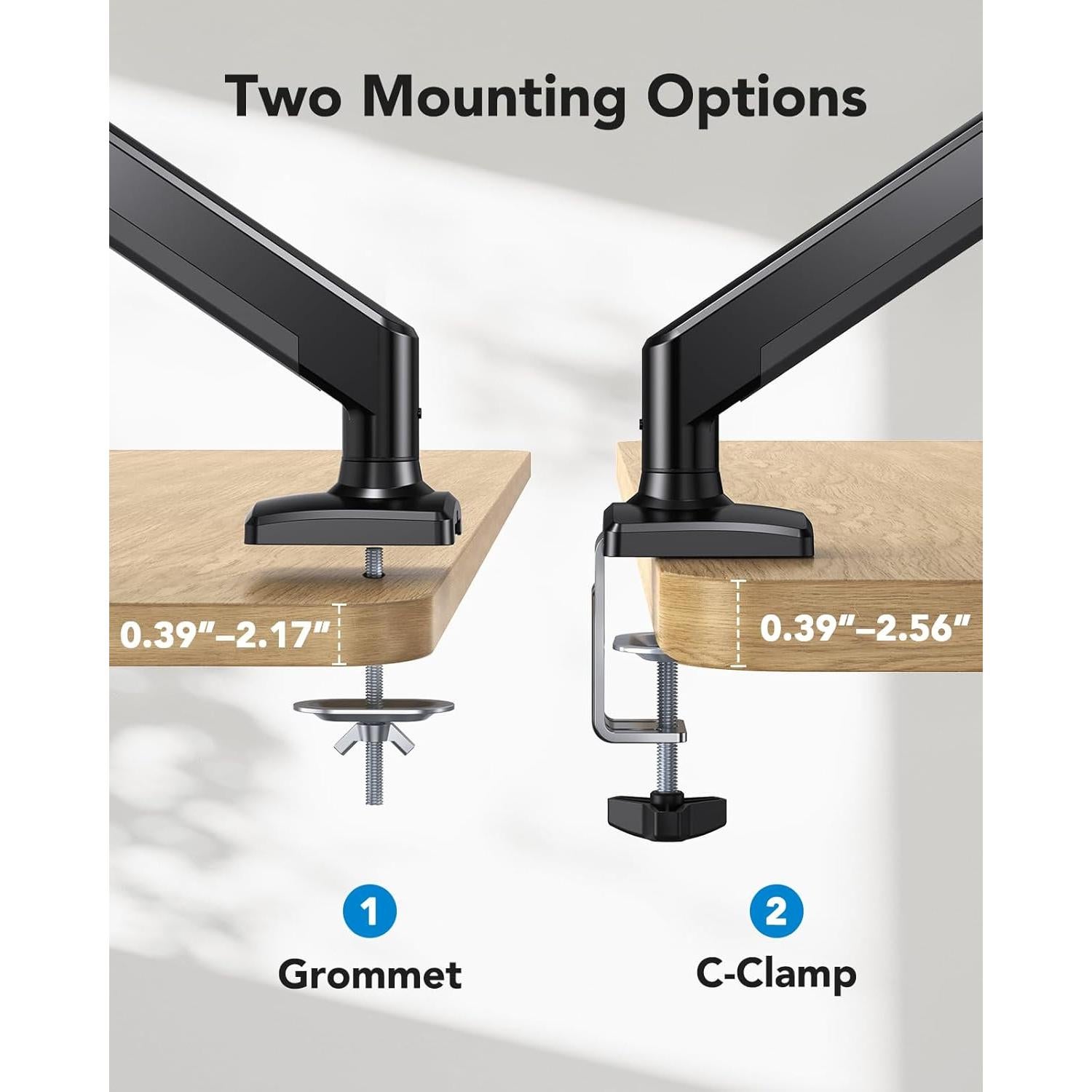 Brazo de Monitor HUANUO 13-34" Ajustable VESA 75/100mm