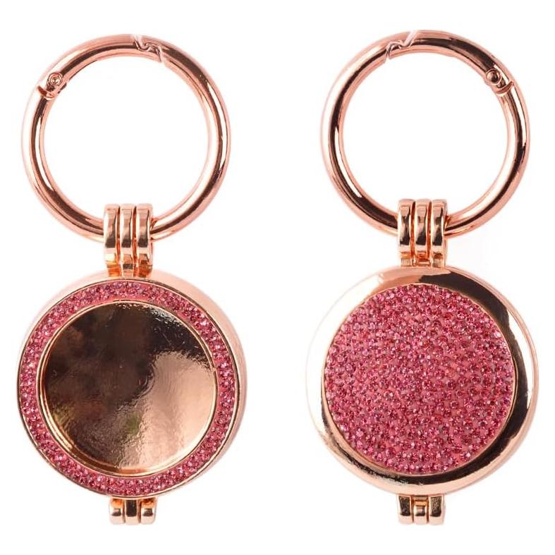 Funda Protectora para AirTag AXCUWS Rosa-Oro Rosa