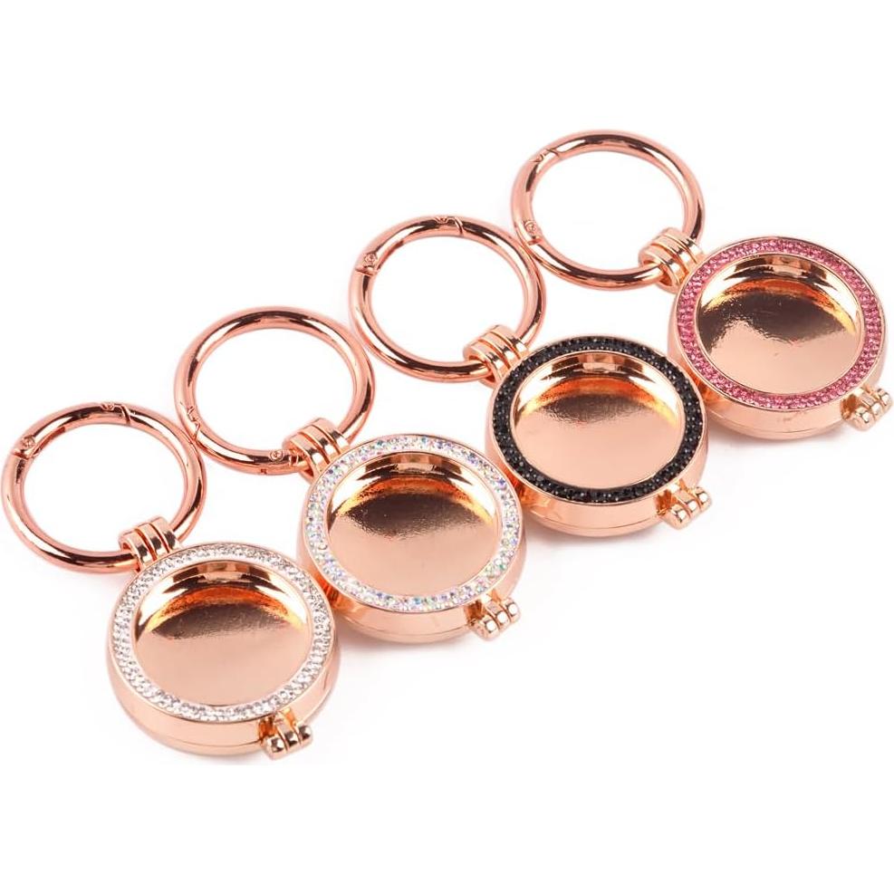 Funda Protectora para AirTag AXCUWS Rosa-Oro Rosa