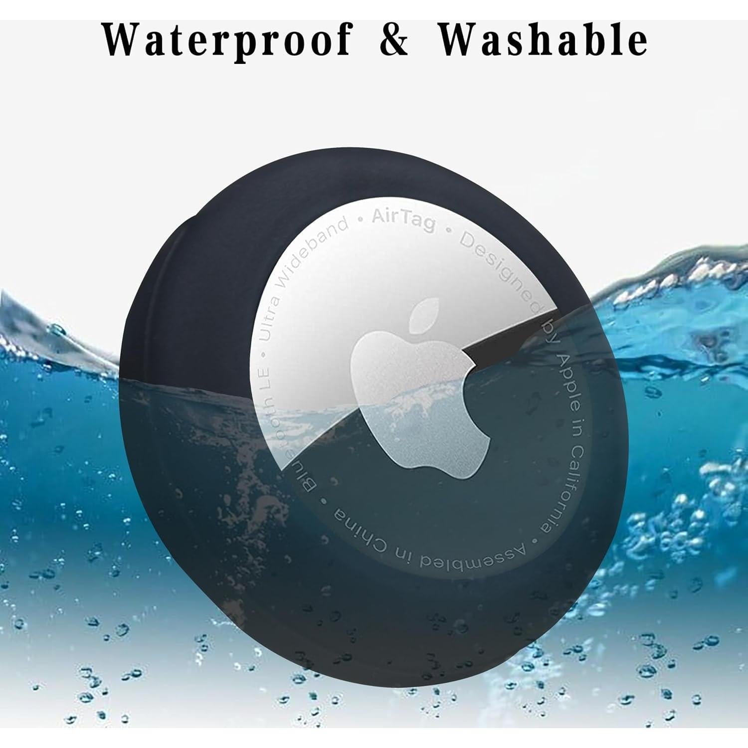 Funda de Silicona Adhesiva 3M para Apple AirTag - 4 Unidades