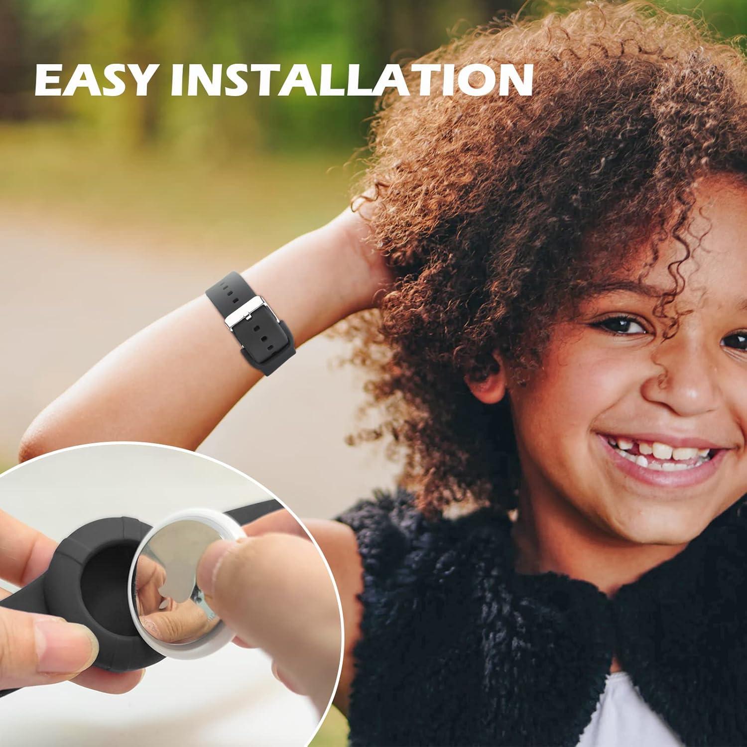 Paquete 2 Pulseras Ajustables Airtag WALLFID para Niños