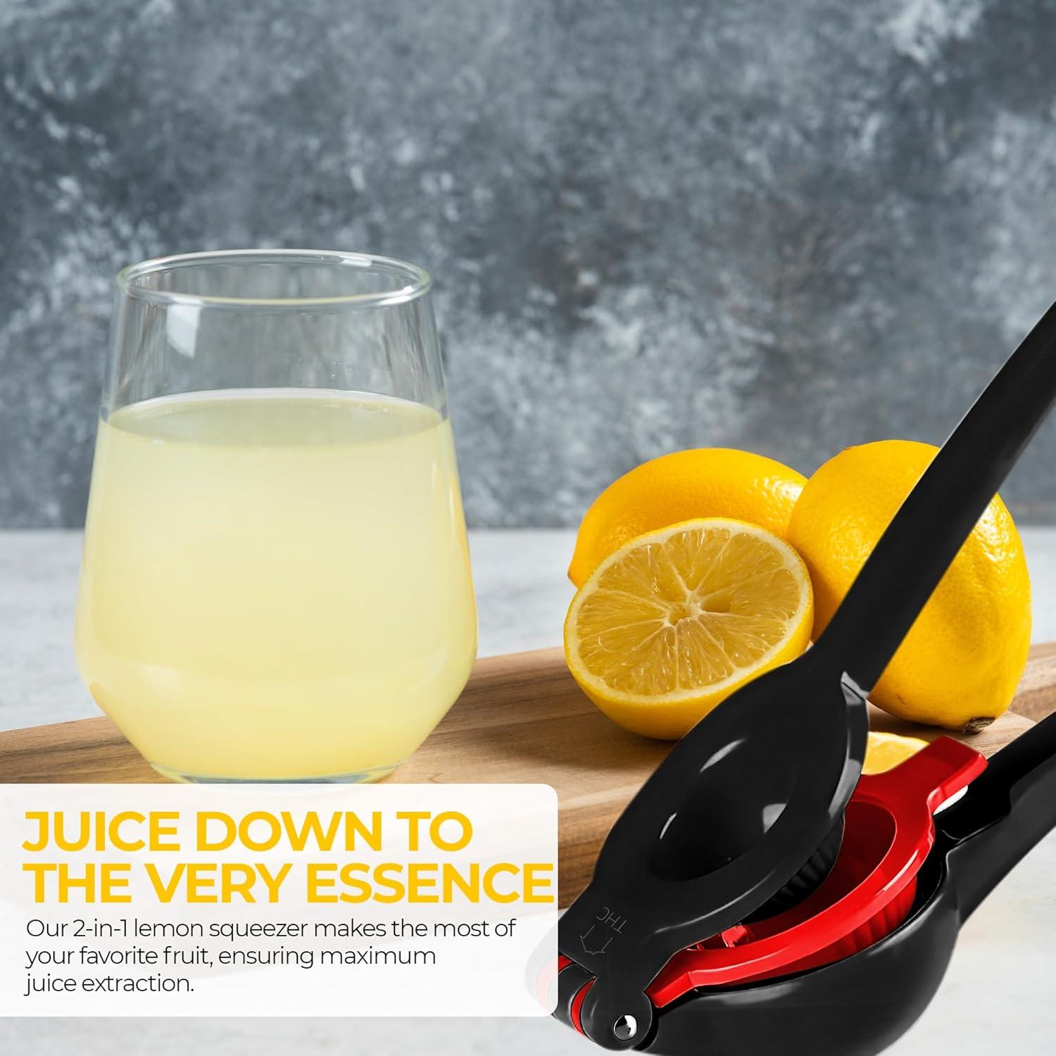 Exprimidor Manual THC de Aluminio 2 en 1 para Cítricos