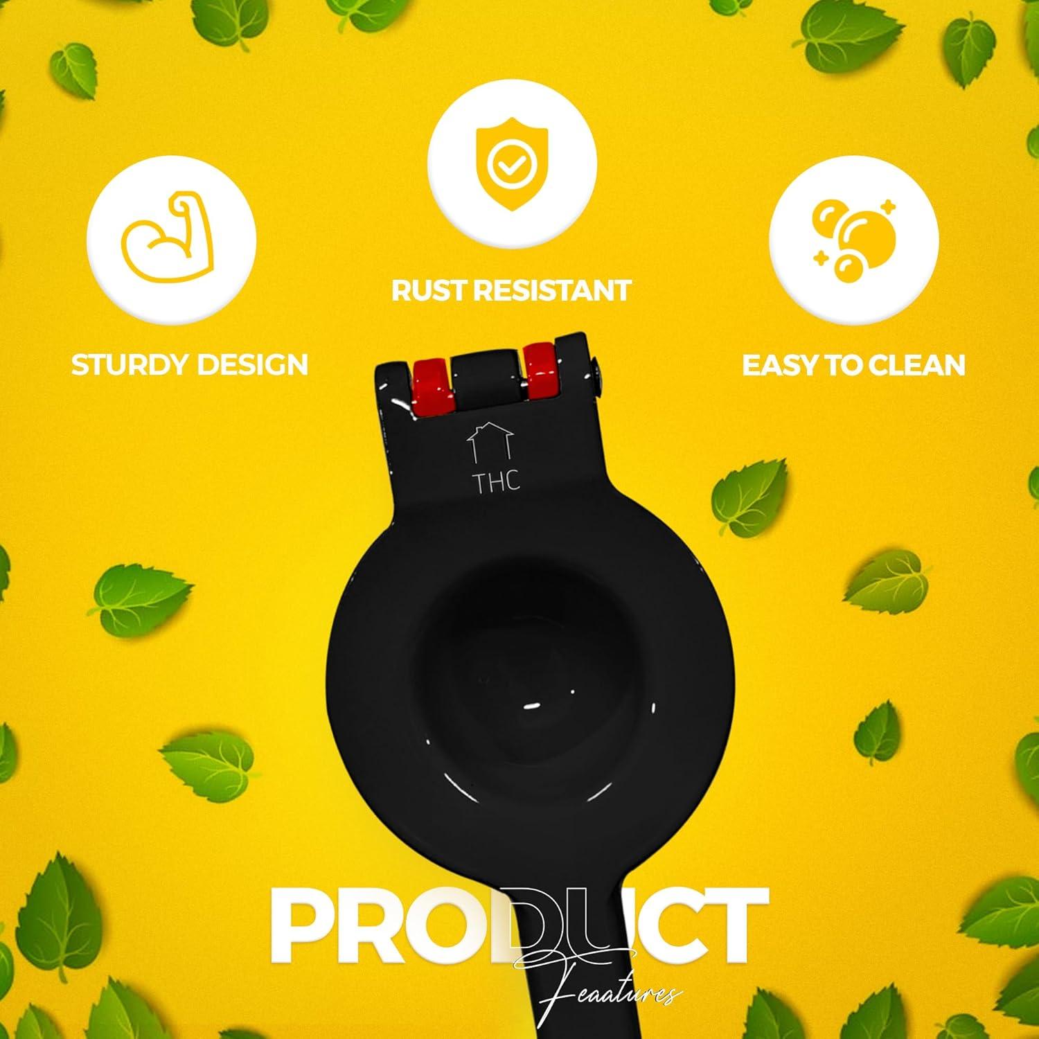 Exprimidor Manual THC de Aluminio 2 en 1 para Cítricos