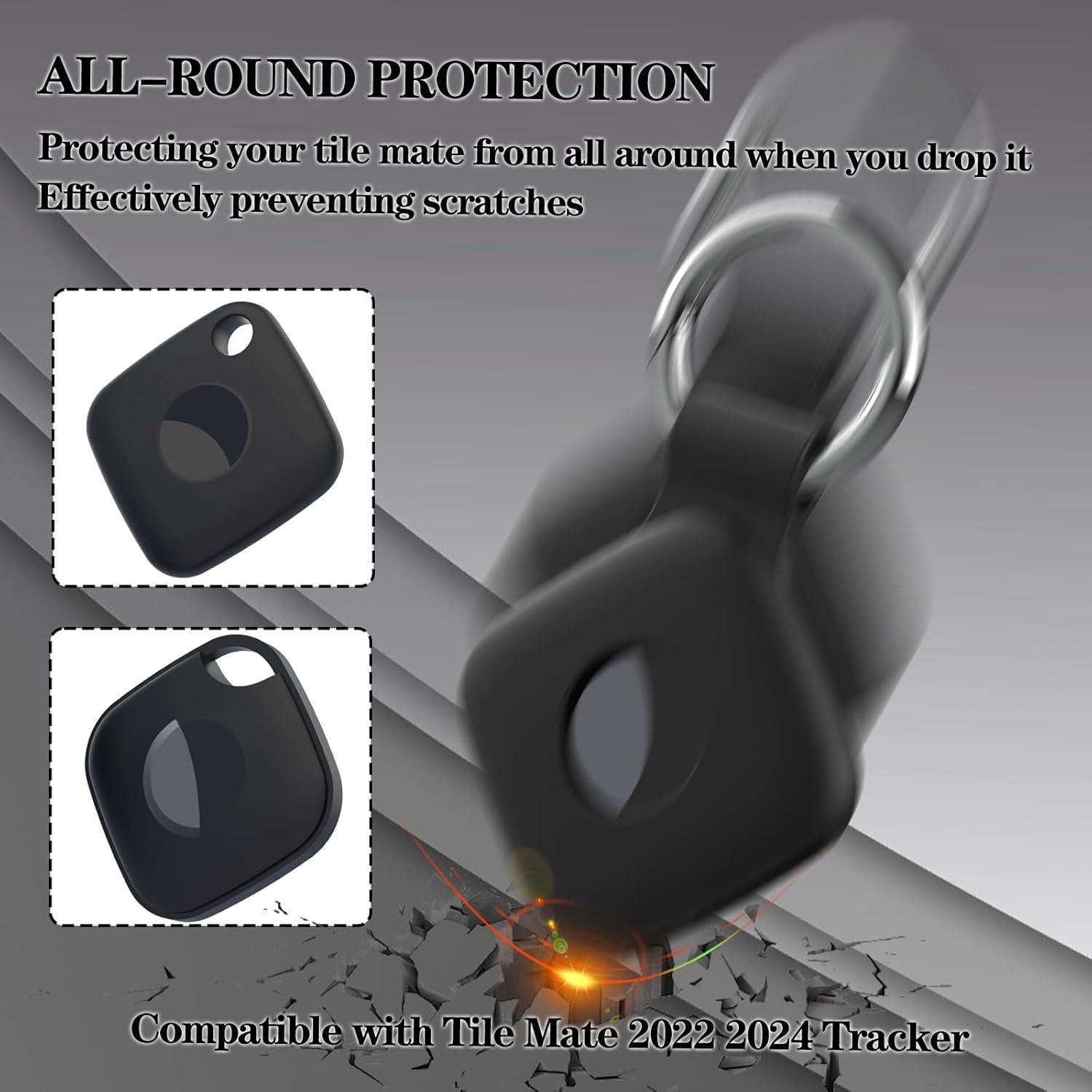 Funda de Silicona Rzttwl para Tile Mate 2022 2024 - 2 Paquete