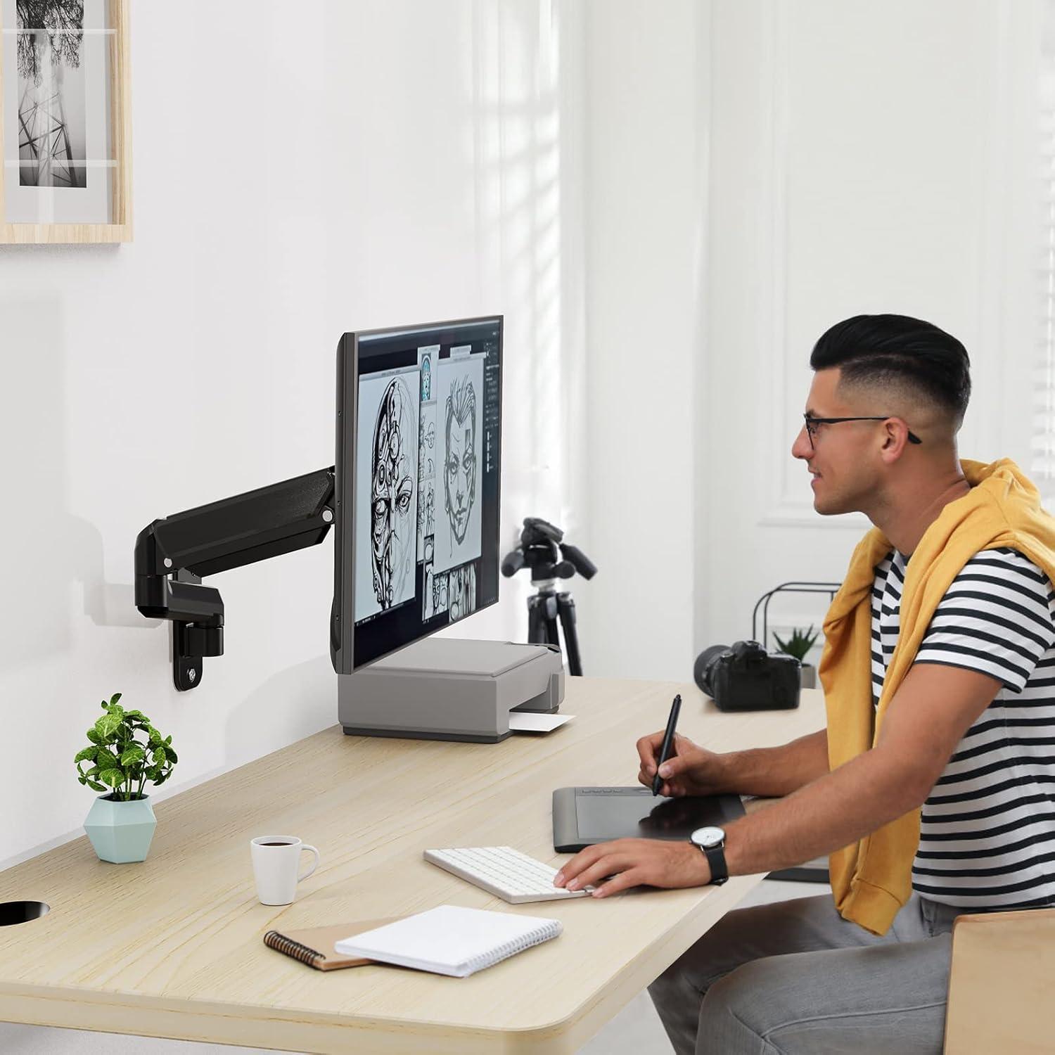 Soporte de Pared para Monitor ErgoFocus 17-32" Ajustable