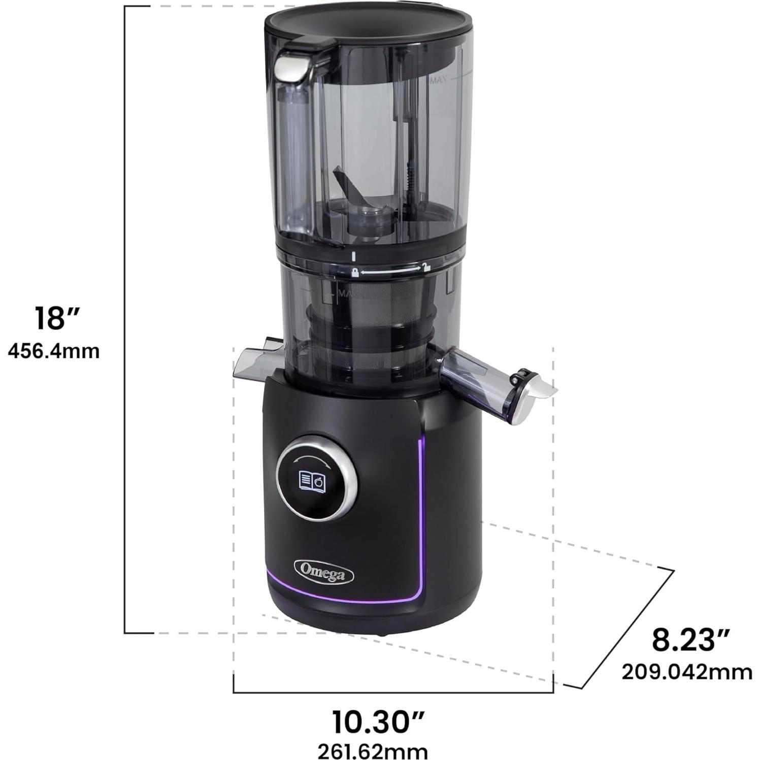 Extractor de Jugo Omega Batch 1.81 kg Prensa Fría 64 oz