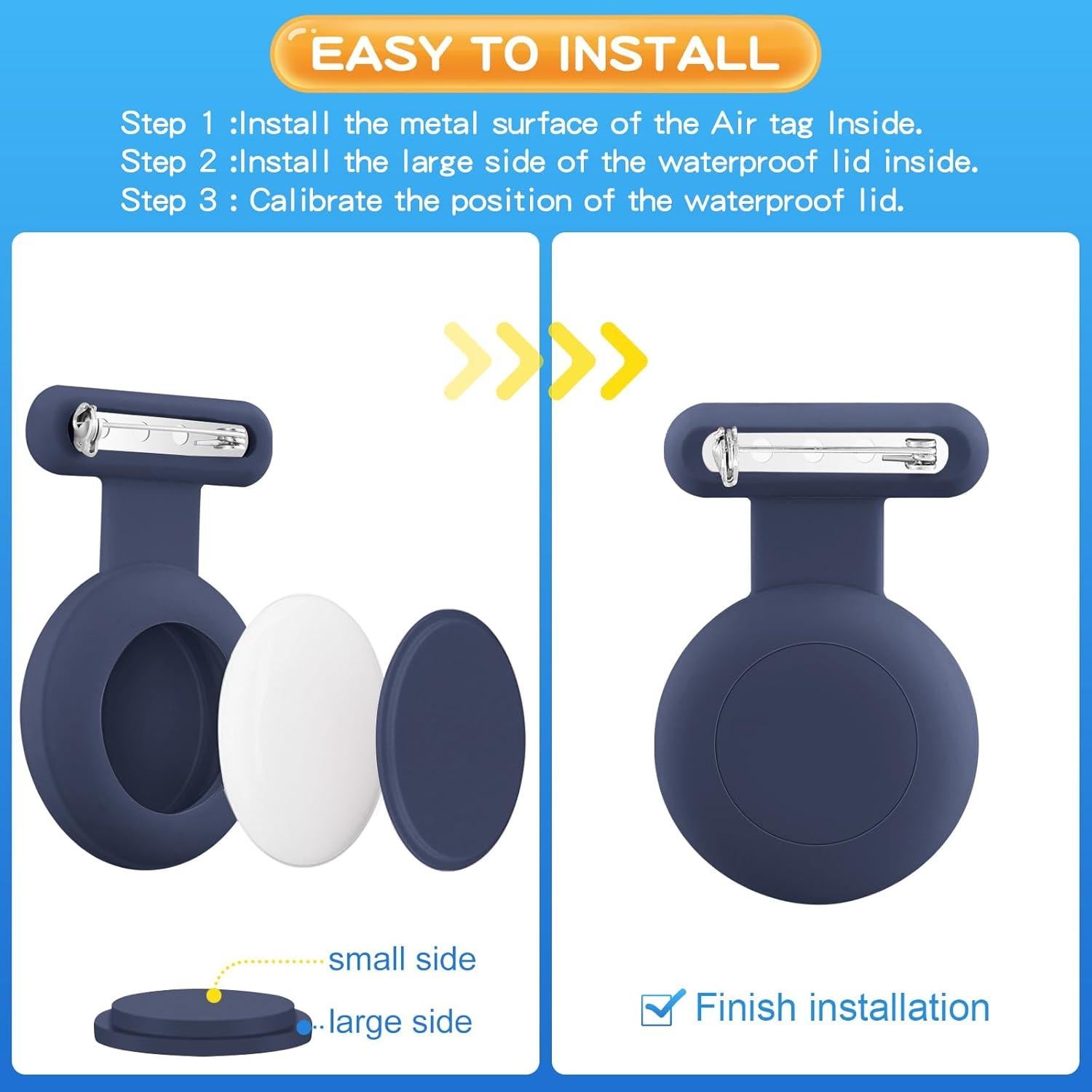 Soporte Impermeable para AirTag AGMZ - 2 Piezas