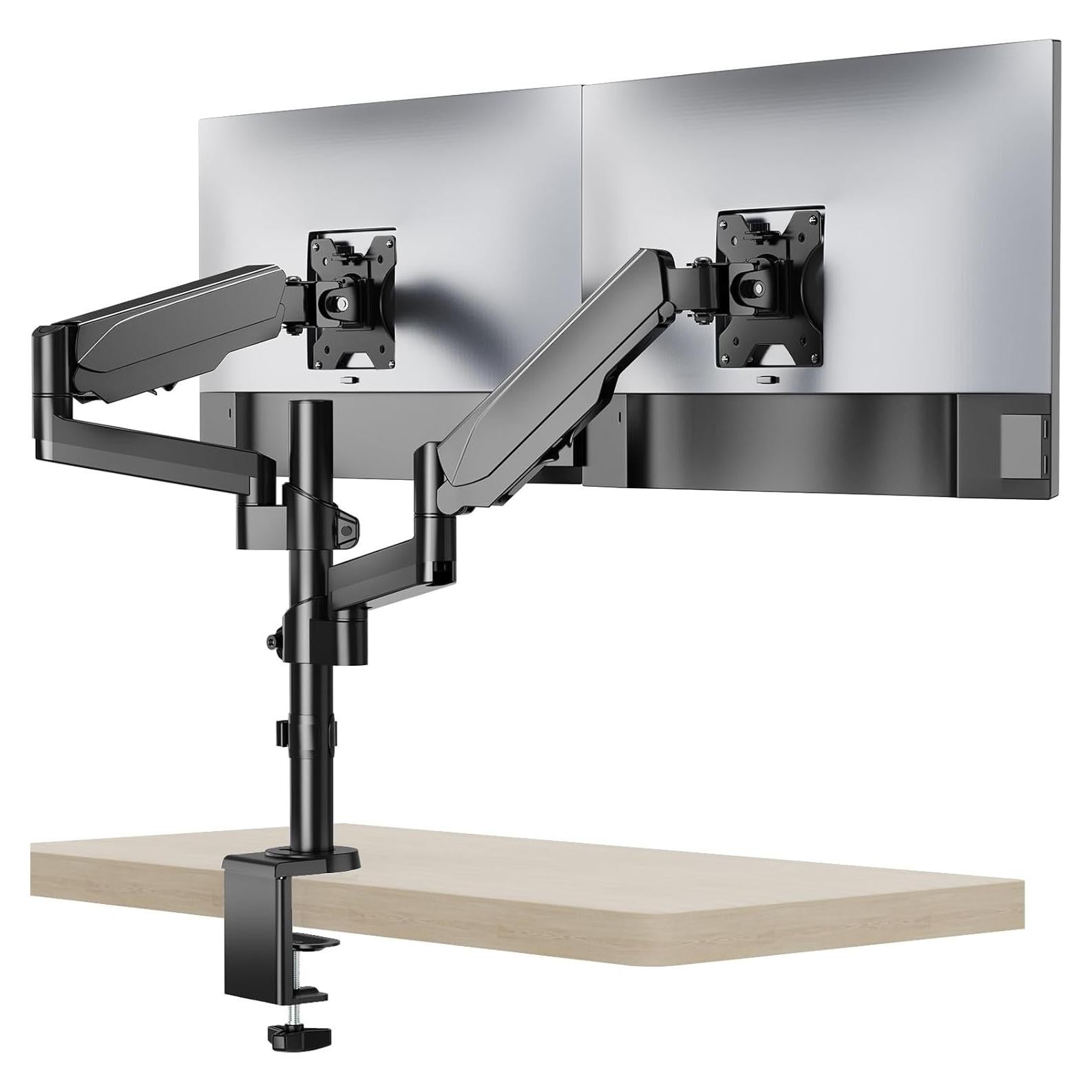 Soporte Doble para Monitor WALI GSDM002 Ajustable 17-32"