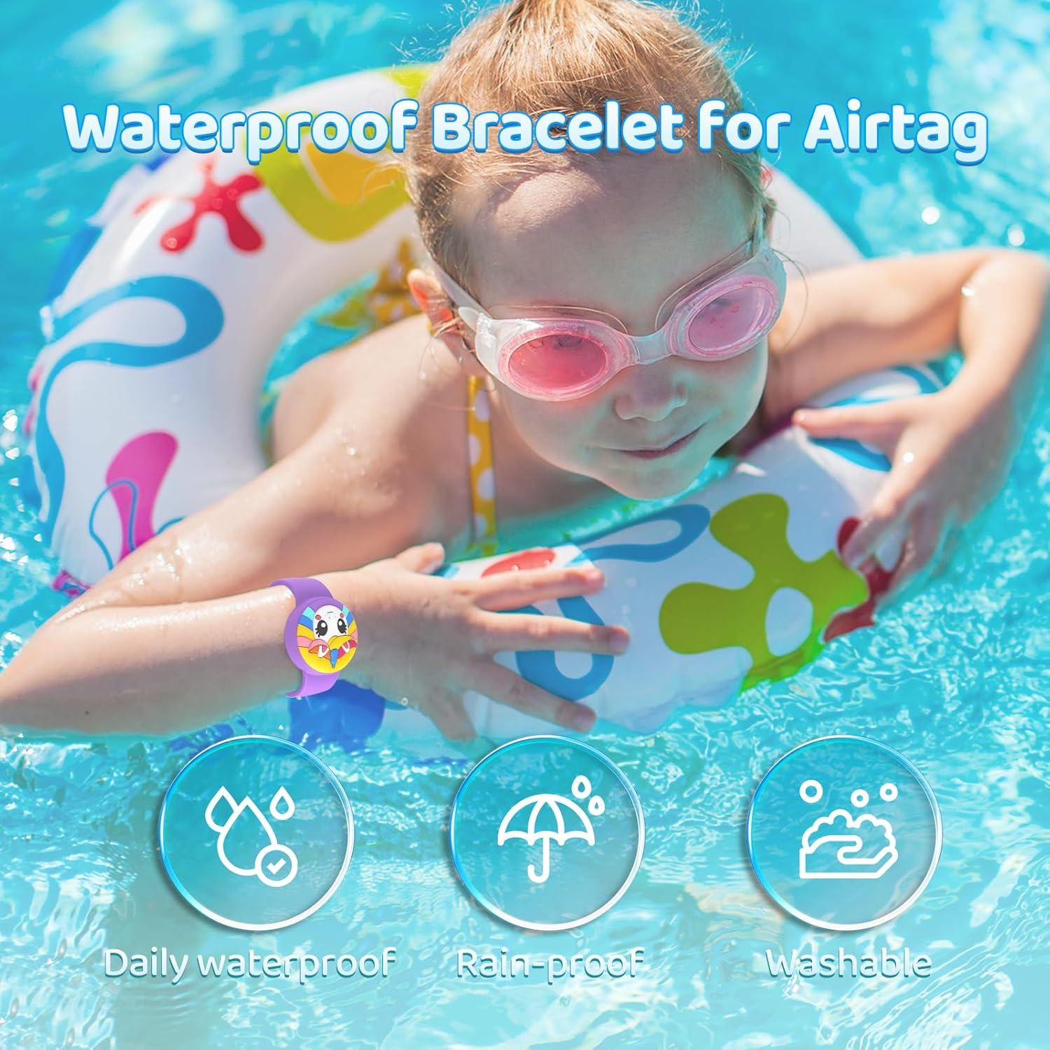 Pulsera Airtag Impermeable Motande para Niños - 2 Piezas