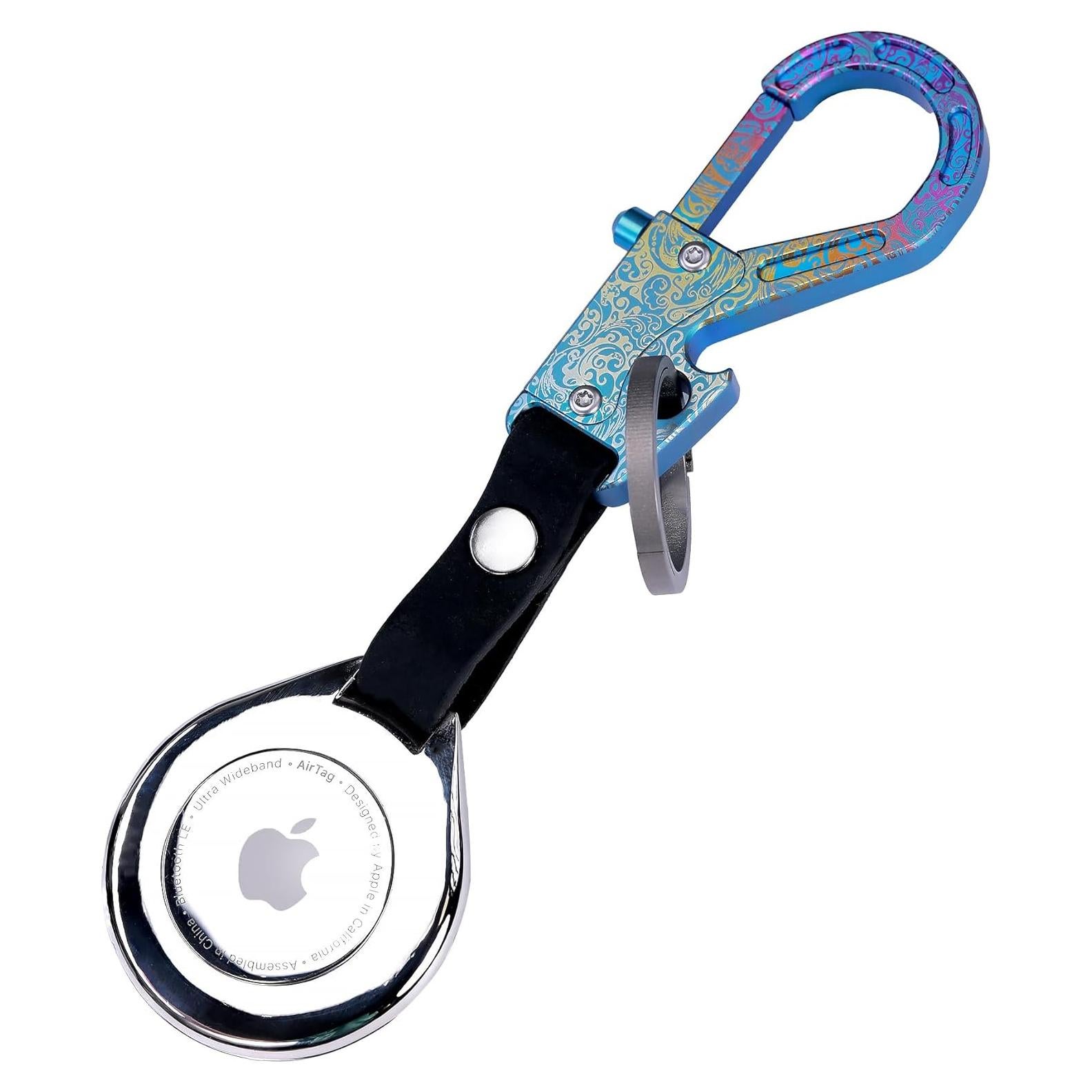 Llave de Titanio Pamovolio para Apple Airtags con Estuche