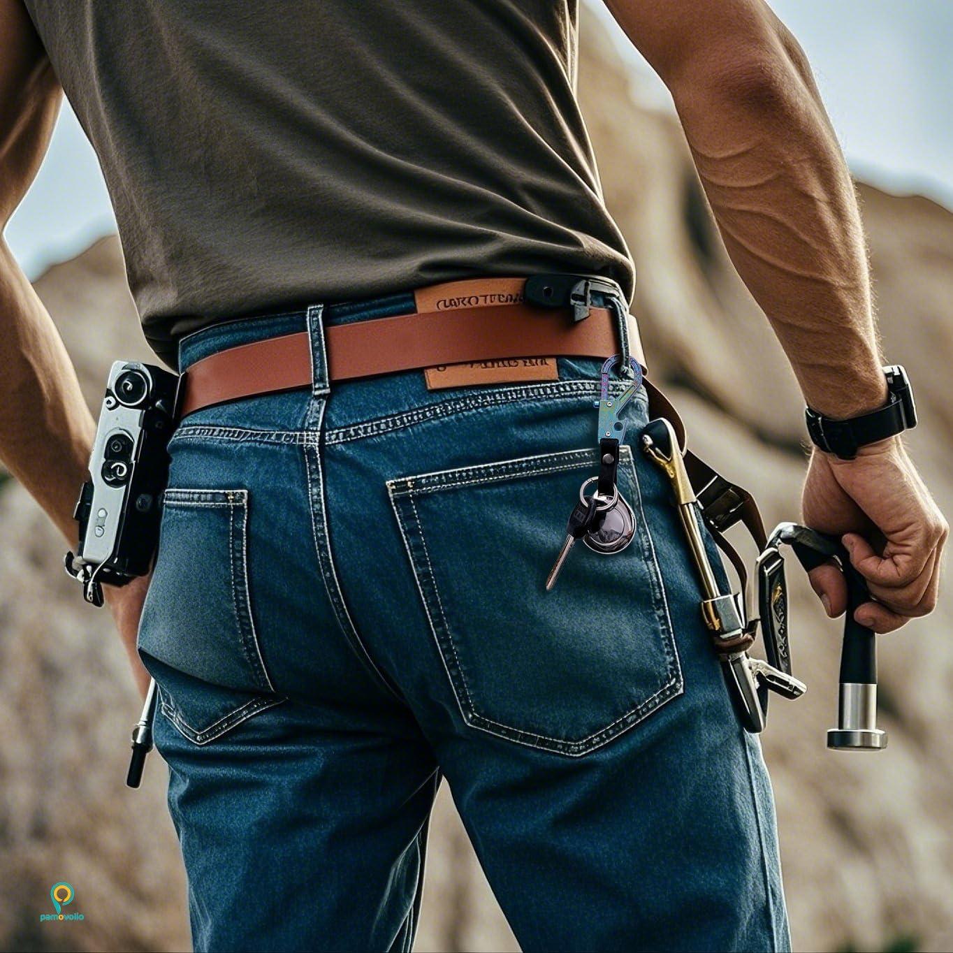 Llave de Titanio Pamovolio para Apple Airtags con Estuche