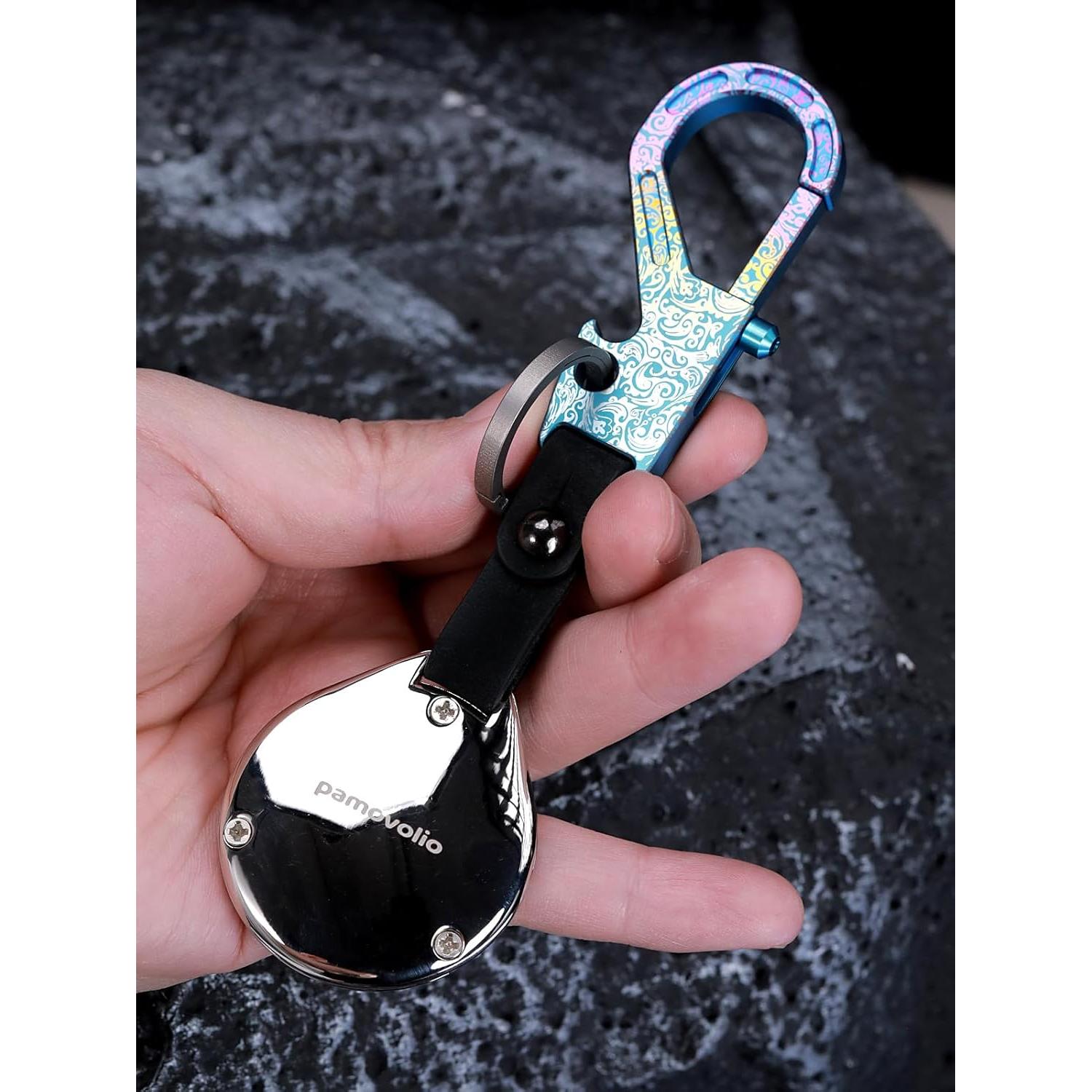 Llave de Titanio Pamovolio para Apple Airtags con Estuche