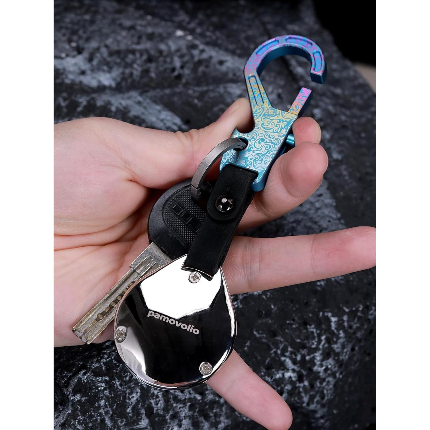 Llave de Titanio Pamovolio para Apple Airtags con Estuche