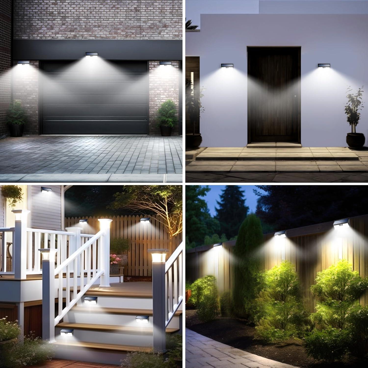 Luces Solares Peasur 318LED con Sensor de Movimiento IP65