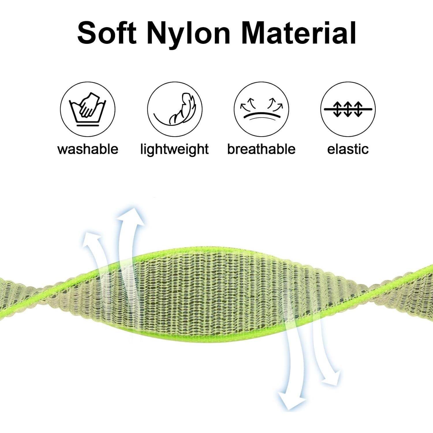 Pulsera de Nylon Meliya para AirTag Niños 2 Piezas Ajustable